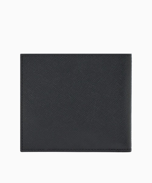 ARMANI EXCHANGE(アルマーニエクスチェンジ)の「【A|X アルマーニ エクスチェンジ】AXロゴ サフィアーノフィニッシュレザー 二つ折り財布(コインケース付き)(財布・メンズ・ブラック・FREE)」の2枚目の写真