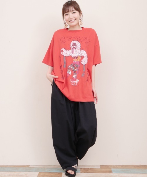 チチカカ（チチカカ）の「サルエルパンツ【ユニセックス】（その他パンツ・メンズ・カーキ/ブラック/グリーン・FREE）」の4枚目の写真