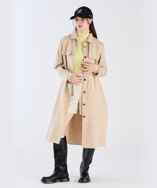 【新品】サイズ1•アルページュ ベーシックトレンチコート（定価35,200円） セール】ベーシック ツイル トレンチコート（トレンチコート）｜To b