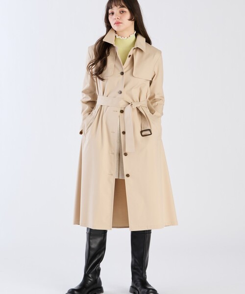 セール】ベーシック ツイル トレンチコート（トレンチコート）｜To b