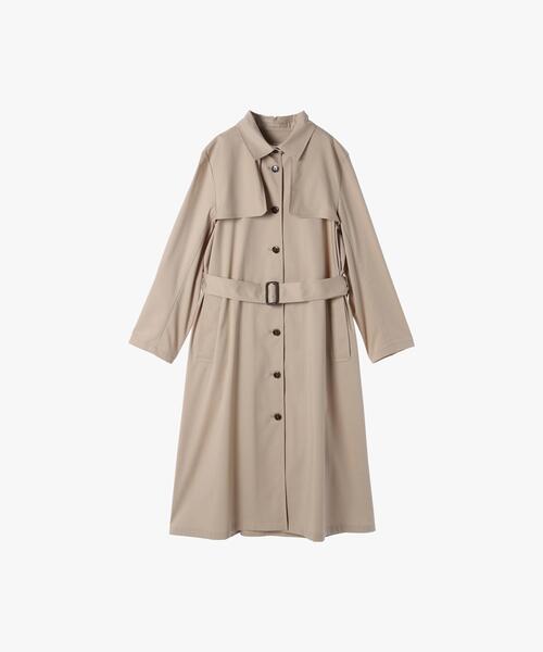 To b. by agnes b.（トゥービーバイアニエスベー）の「ベーシック ツイル トレンチコート（トレンチコート・レディース・ベージュ・36/38/40）」の2枚目の写真