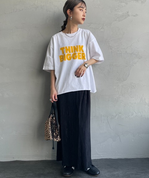 FUNG（ファング）の「[FUNG/ファング] THINK BIGGER カットオフプリントTシャツ（Tシャツ/カットソー・レディース・ホワイト・M）」の14枚目の写真