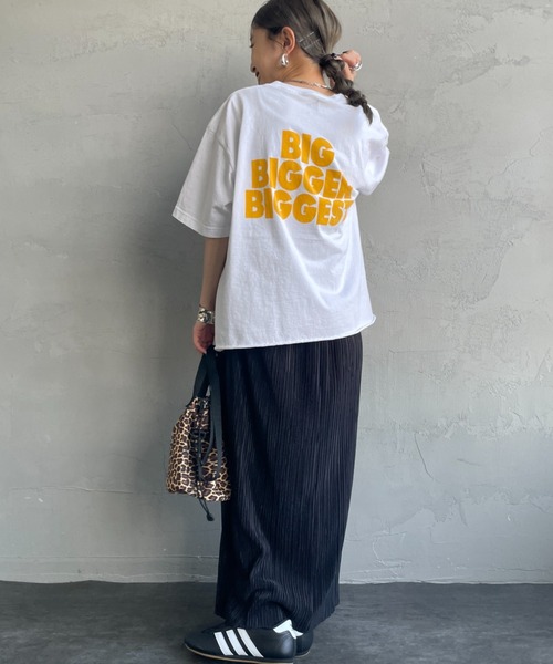 FUNG（ファング）の「[FUNG/ファング] THINK BIGGER カットオフプリントTシャツ（Tシャツ/カットソー・レディース・ホワイト・M）」の16枚目の写真