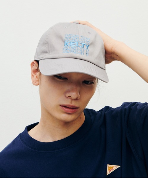 KELTY(ケルティ)の「エンブロイダリー タイポロゴ キャップ(キャップ・レディース・ブラック/ネイビー/ベージュ/グレー/ホワイト・FREE)」の4枚目の写真