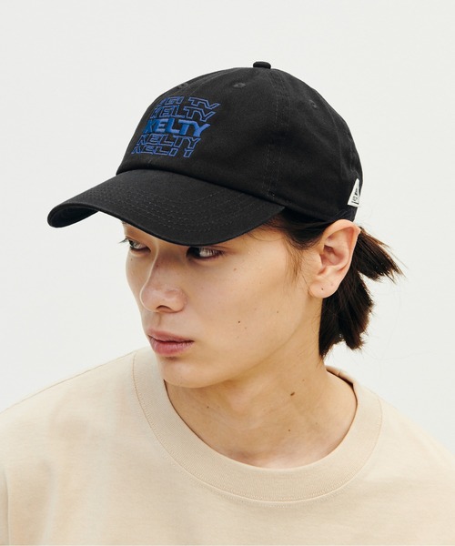 KELTY(ケルティ)の「エンブロイダリー タイポロゴ キャップ(キャップ・レディース・ブラック/ネイビー/ベージュ/グレー/ホワイト・FREE)」の1枚目の写真