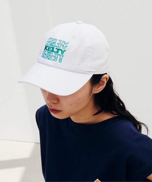 KELTY(ケルティ)の「エンブロイダリー タイポロゴ キャップ(キャップ・レディース・ブラック/ネイビー/ベージュ/グレー/ホワイト・FREE)」の14枚目の写真
