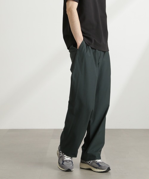 NANO universe（ナノユニバース）の「ストレッチワイドイージーパンツ(セットアップ可)（その他パンツ・メンズ・チャコール/ブラック/ライトグレー/スミクロ/ブルー/ダークグリーン・S/M/L）」の5枚目の写真