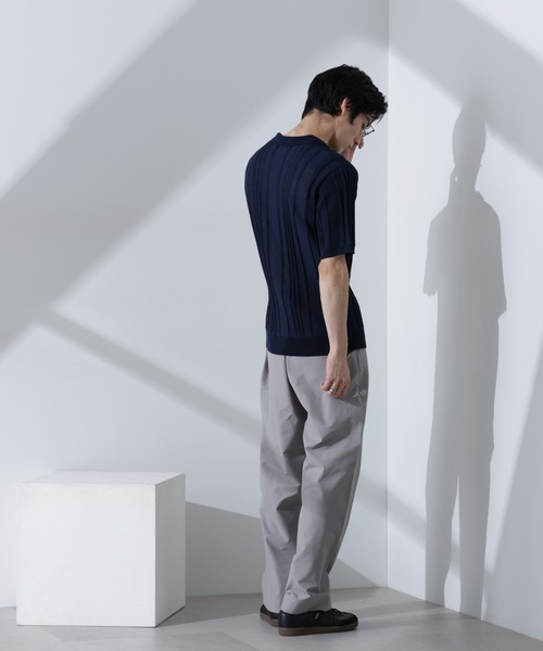 NANO universe（ナノユニバース）の「ストレッチワイドイージーパンツ(セットアップ可)（その他パンツ・メンズ・チャコール/ブラック/ライトグレー/スミクロ/ブルー/ダークグリーン・S/M/L）」の19枚目の写真