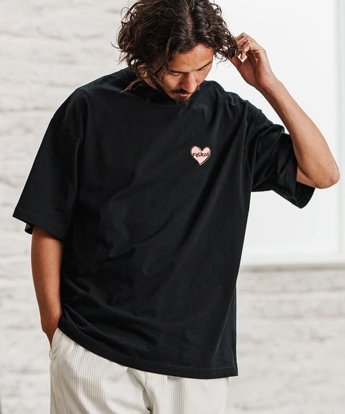 felkod(フィルコッド)の「mt9507- Bumpy Heart Print Tee Tシャツ(Tシャツ/カットソー・メンズ・ホワイト/ブラック/ネイビー・XL/L/M/S)」の14枚目の写真