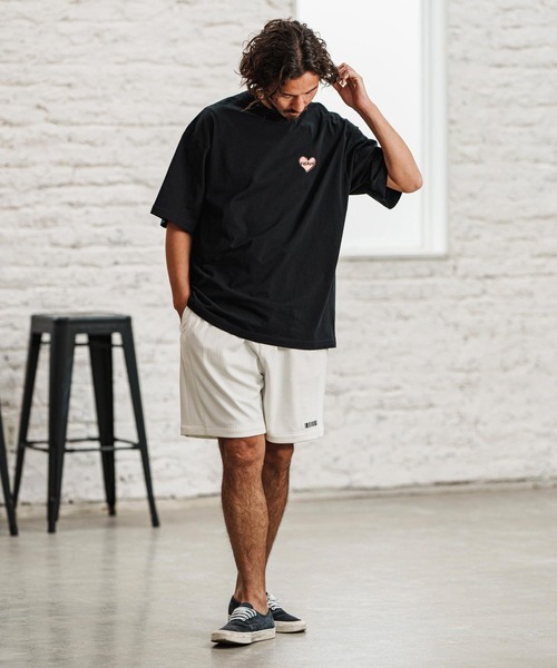 felkod(フィルコッド)の「mt9507- Bumpy Heart Print Tee Tシャツ(Tシャツ/カットソー・メンズ・ホワイト/ブラック/ネイビー・XL/L/M/S)」の17枚目の写真