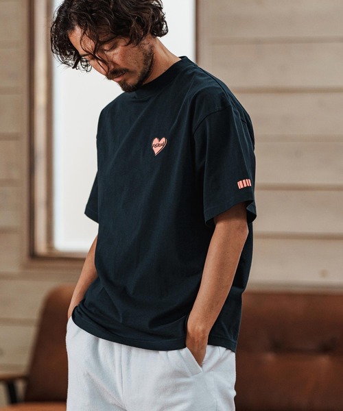 felkod(フィルコッド)の「mt9507- Bumpy Heart Print Tee Tシャツ(Tシャツ/カットソー・メンズ・ホワイト/ブラック/ネイビー・XL/L/M/S)」の19枚目の写真