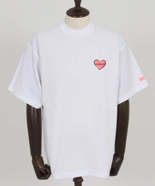 felkod(フィルコッド)の「mt9507- Bumpy Heart Print Tee Tシャツ(Tシャツ/カットソー・メンズ・ホワイト/ブラック/ネイビー・XL/L/M/S)」の22枚目の写真