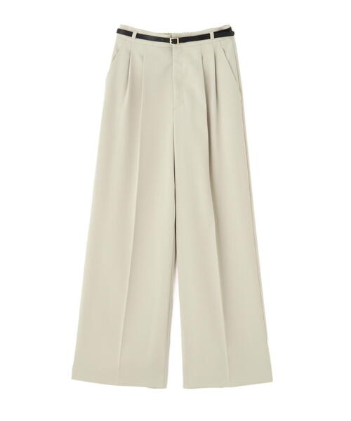 PROPORTION BODY DRESSING（プロポーションボディドレッシング）の「ベルト付きタックワイドパンツ / 1215130303（その他パンツ・レディース・ベージュ/ホワイト系その他/カーキ・SMALL/MEDIUM）」の22枚目の写真