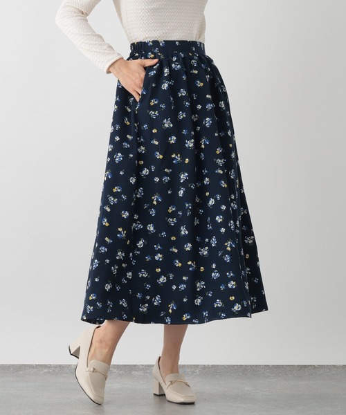 FOUND GOOD（ファウンドグッド）の「ガラフレアスカート（スカート・レディース・イエロー系2/ブラック/アイボリー/ネイビー・M/L/S）」の6枚目の写真