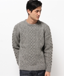 WHO'S WHO gallery | 【BOYMAN】シェットランドケーブルクルーニット(ニット/セーター)