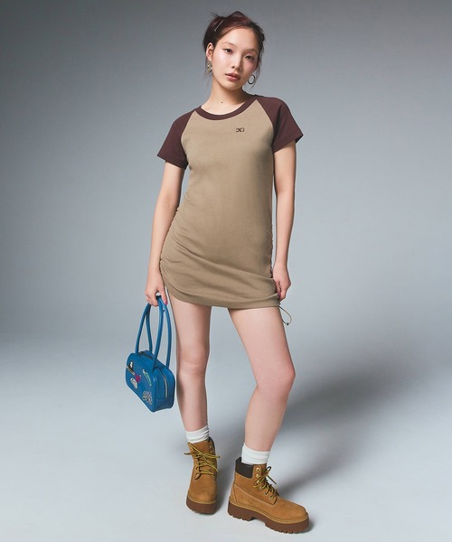 売切れ前に X-girl STICKER HANDBAG コーデのアクセント◎ STICKER HANDBAG（ハンドバッグ）｜X-girl（エックスガール）の