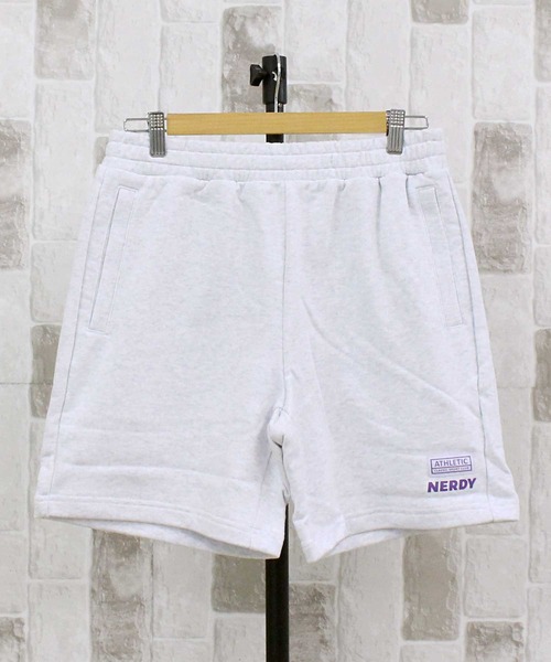 NERDY(ノルディ)の「NERDY チャンプハーフパンツ CHAMPS HALF PANTS(スウェットパンツ・メンズ・ホワイト/ホワイト系2/ブラック/ライトイエロー・S/M/L)」の3枚目の写真