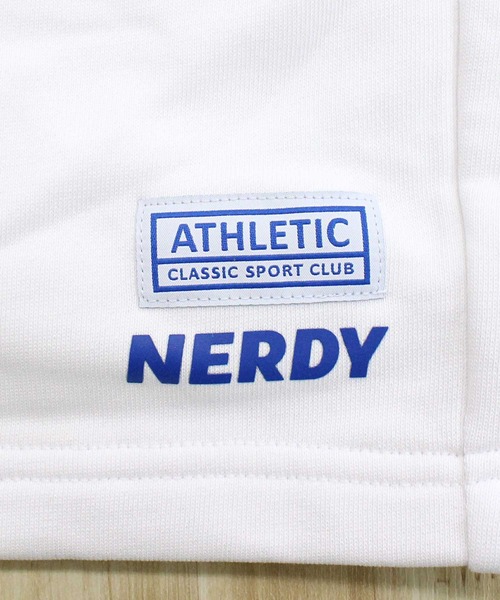 NERDY(ノルディ)の「NERDY チャンプハーフパンツ CHAMPS HALF PANTS(スウェットパンツ・メンズ・ホワイト/ホワイト系2/ブラック/ライトイエロー・S/M/L)」の12枚目の写真