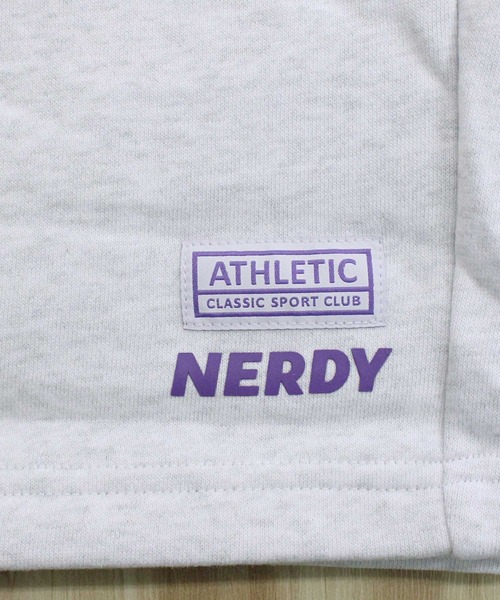 NERDY(ノルディ)の「NERDY チャンプハーフパンツ CHAMPS HALF PANTS(スウェットパンツ・メンズ・ホワイト/ホワイト系2/ブラック/ライトイエロー・S/M/L)」の14枚目の写真