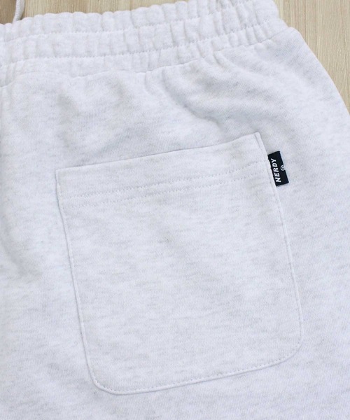 NERDY(ノルディ)の「NERDY チャンプハーフパンツ CHAMPS HALF PANTS(スウェットパンツ・メンズ・ホワイト/ホワイト系2/ブラック/ライトイエロー・S/M/L)」の6枚目の写真