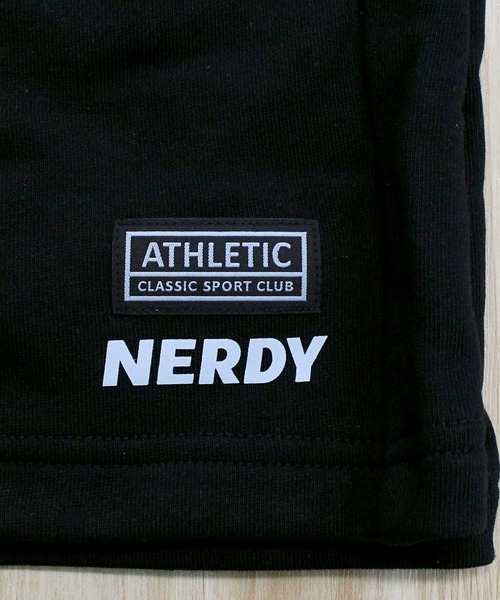 NERDY(ノルディ)の「NERDY チャンプハーフパンツ CHAMPS HALF PANTS(スウェットパンツ・メンズ・ホワイト/ホワイト系2/ブラック/ライトイエロー・S/M/L)」の8枚目の写真