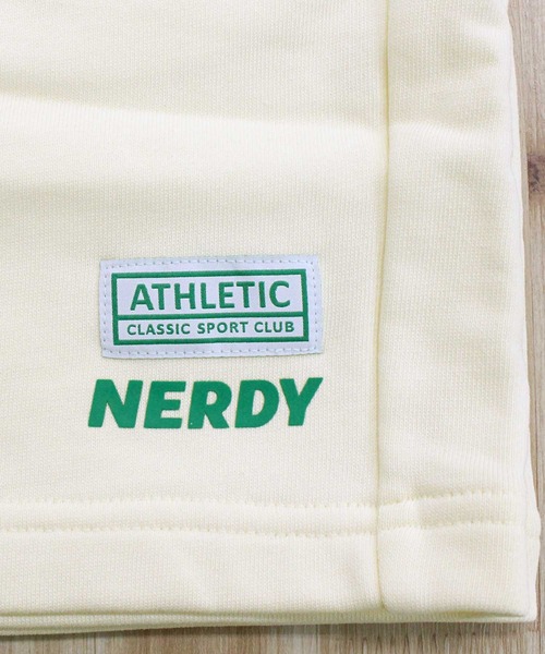 NERDY(ノルディ)の「NERDY チャンプハーフパンツ CHAMPS HALF PANTS(スウェットパンツ・メンズ・ホワイト/ホワイト系2/ブラック/ライトイエロー・S/M/L)」の10枚目の写真