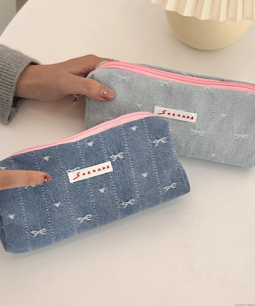 YUZUまぁるいタパ柄のバッグとペンケース YUZU様専用まぁるいタパ柄のバッグとペンケース