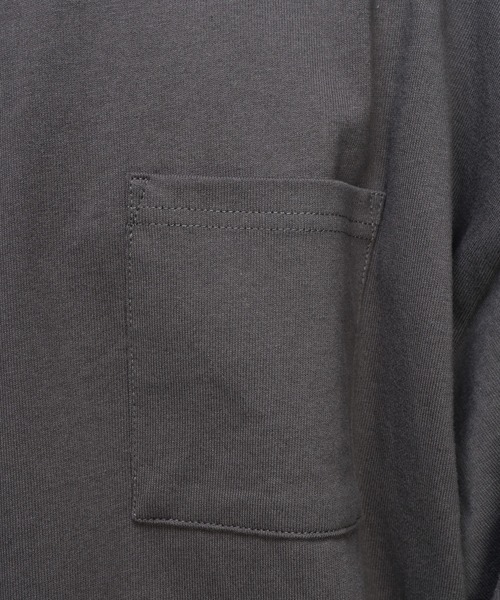 Goodwear(グッドウェア)の「Goodwear グッドウェア 袖リブ ポケット クルーネック 長袖 Tシャツ SUPERBIG TEE 2W70502D12(Tシャツ/カットソー・メンズ・ブラック/ホワイト/ネイビー/グリーン/グレー系その他・M/L/LL)」の21枚目の写真