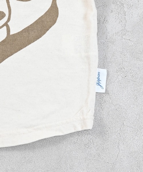 JIPPON（ジポン）の「ラグランパンダロンT（Tシャツ/カットソー・キッズ・ライトグリーン/オレンジ/ラベンダー/ブラック・80/90/100/110/120/130/140/95）」の8枚目の写真