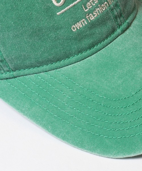 coca（coca）（コカ）の「ウォッシュドロゴキャップ（キャップ・レディース・ピンク/グリーン・ONE SIZE）」の14枚目の写真