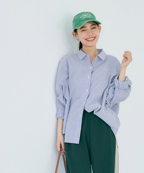 coca（coca）（コカ）の「ウォッシュドロゴキャップ（キャップ・レディース・ピンク/グリーン・ONE SIZE）」の7枚目の写真