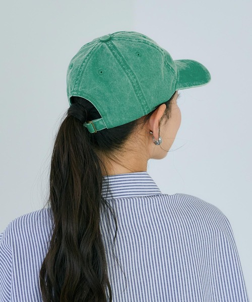 coca（coca）（コカ）の「ウォッシュドロゴキャップ（キャップ・レディース・ピンク/グリーン・ONE SIZE）」の8枚目の写真