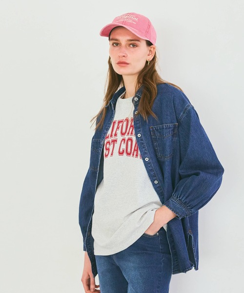 coca（coca）（コカ）の「ウォッシュドロゴキャップ（キャップ・レディース・ピンク/グリーン・ONE SIZE）」の10枚目の写真