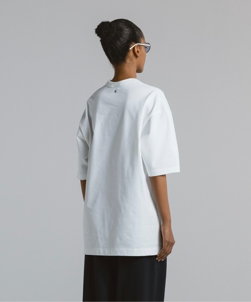 CINOH(チノ)の「プリントTシャツ(Tシャツ/カットソー・レディース・ホワイト・1/2/3)」の4枚目の写真