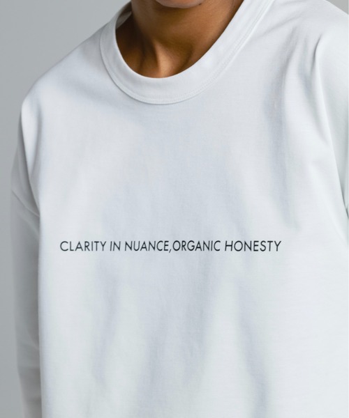 CINOH(チノ)の「プリントTシャツ(Tシャツ/カットソー・レディース・ホワイト・1/2/3)」の9枚目の写真