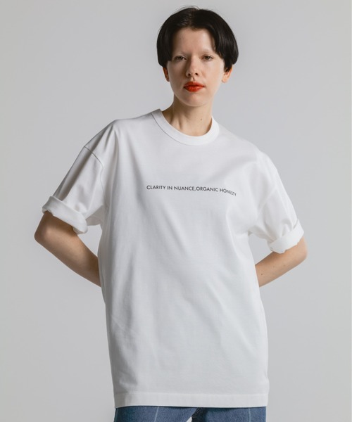 CINOH(チノ)の「プリントTシャツ(Tシャツ/カットソー・レディース・ホワイト・1/2/3)」の11枚目の写真