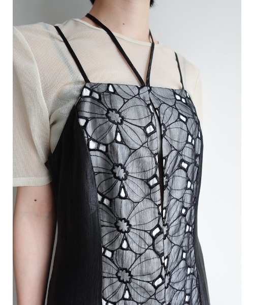 sahara（サハラ）の「Flower Lace Shiny Dress/フラワーレース