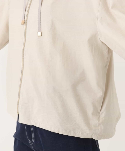 フーデットライトブルゾン/洗える（ブルゾン）｜MK MICHEL KLEIN