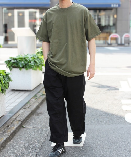 American Apparel（アメリカンアパレル）の「【American Apparel】アメリカンアパレル 6oz ヘビーウェイト Tシャツ  アメアパ AAPP1301（Tシャツ/カットソー・レディース・グレー/ブラック/オリーブ/サンドベージュ/ホワイト・M/L/XL）」の22枚目の写真