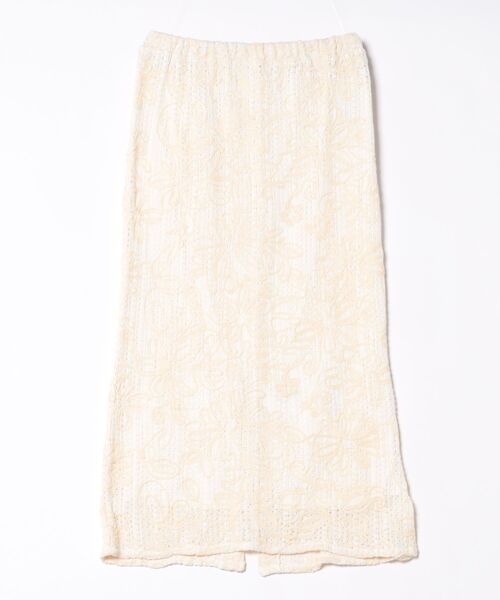 VICKY（ビッキー）の「コードエンブロイダリーIラインスカート（スカート・レディース・ブラック系その他/オフホワイト・M/L）」の19枚目の写真