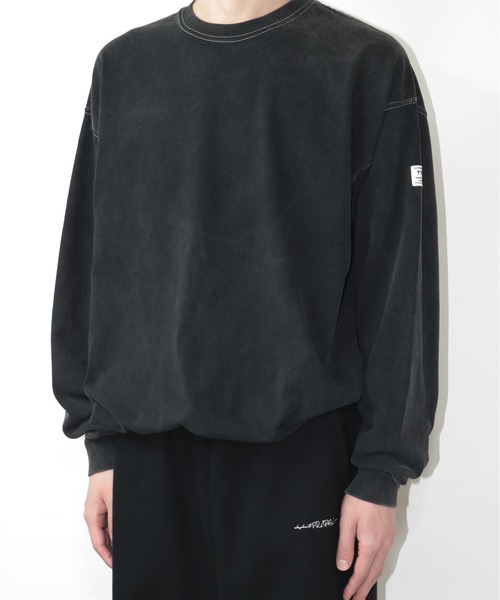 elephant TRIBAL fabrics(エレファントトライバルファブリックス)の「elephant TRIBAL fabrics Fade Fat Long T-SH(Tシャツ/カットソー・メンズ・ブラック/ブラウン・FREE)」の3枚目の写真