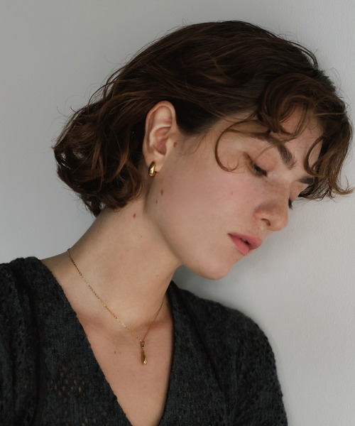 TEN.（テン）の「18KGP カドル ピアス（ピアス（両耳用）・レディース・ゴールド・FREE）」の4枚目の写真