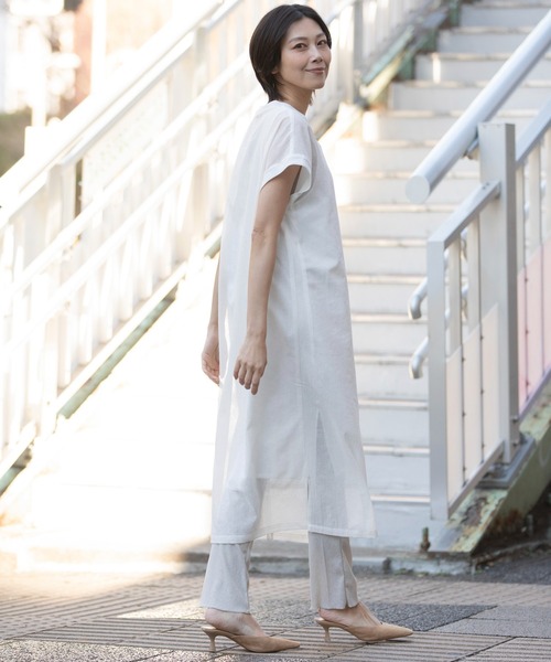 Munich(ミューニック)の「シアーリブレギンス(レギンス/スパッツ・レディース・ダークグレー/ブラック/グレイッシュベージュ・FREE)」の6枚目の写真