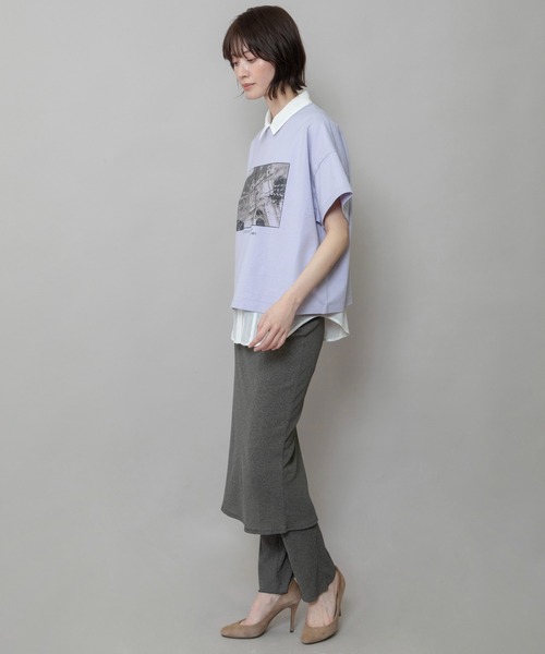 Munich(ミューニック)の「シアーリブレギンス(レギンス/スパッツ・レディース・ダークグレー/ブラック/グレイッシュベージュ・FREE)」の19枚目の写真