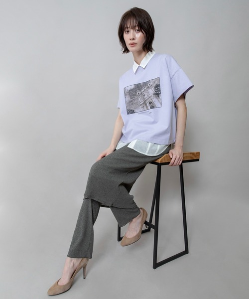 Munich(ミューニック)の「シアーリブレギンス(レギンス/スパッツ・レディース・ダークグレー/ブラック/グレイッシュベージュ・FREE)」の21枚目の写真