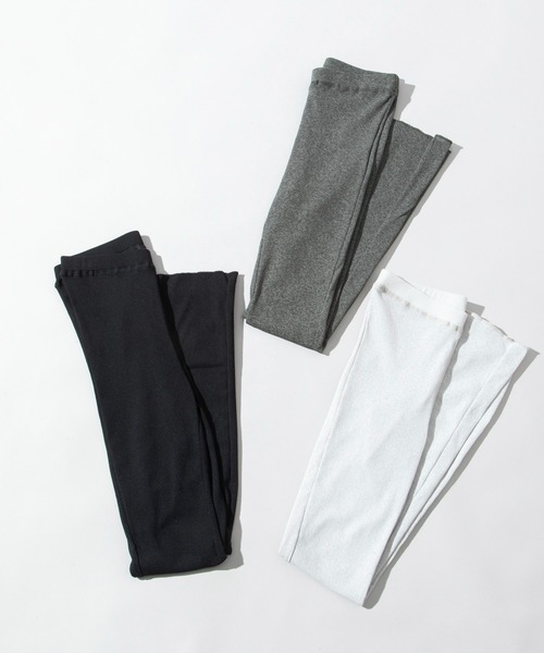 Munich(ミューニック)の「シアーリブレギンス(レギンス/スパッツ・レディース・ダークグレー/ブラック/グレイッシュベージュ・FREE)」の4枚目の写真