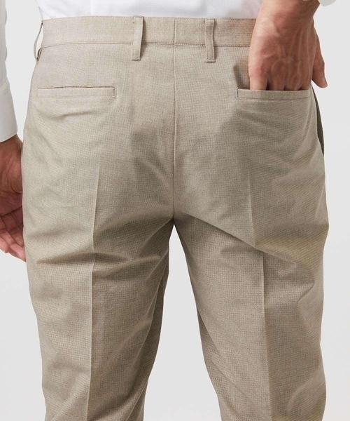 MICHEL KLEIN HOMME (ミッシェルクランオム)の「メッシュスラックスパンツ セットアップ(スウェットパンツ・メンズ・ブラック/ベージュ・MEDIUM/LARGE/X-LARGE)」の8枚目の写真