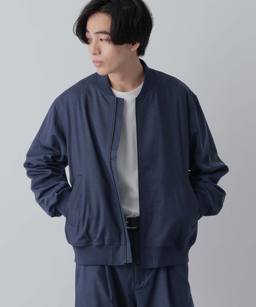 GLOBAL WORK（グローバルワーク）の「クリーンデニムスタジャン/CLEAN MODE/319946（ブルゾン・メンズ・ダークブルー/ネイビー・X-LARGE/SMALL/LARGE/MEDIUM）」の5枚目の写真