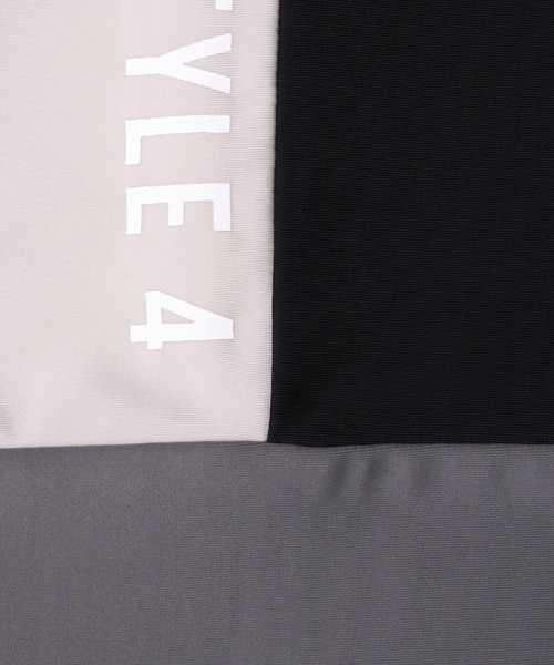 LUXE/R GOLF(ラグジュ ゴルフ)の「(RM)【LUXE/R GOLF】COOL & DRY ストレッチ スムース カラーブロック モックネック Tシャツ(Tシャツ/カットソー・メンズ・ホワイト系/ブラック系/ベージュ系/ブルー系・L/XL/M)」の14枚目の写真