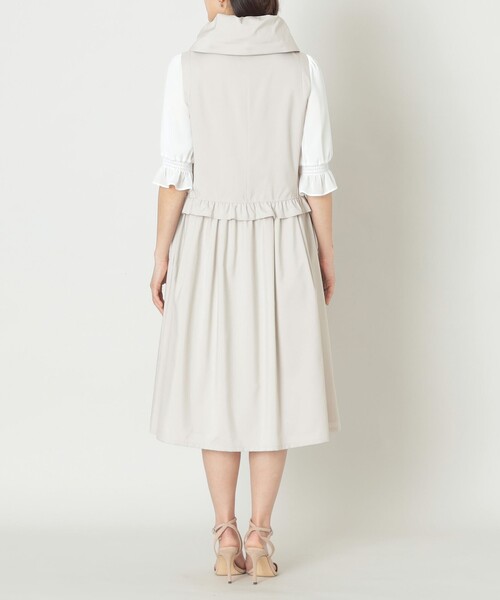 なないろ！　トゥービーシック　ハイカウントタフタ マルチwayジレ セール】ハイカウントタフタ マルチWAY ジレ（ベスト）｜TO BE CHIC